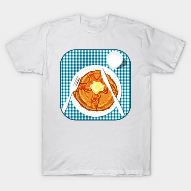 Pancake Breakfast Table T-Shirt by SWON Design